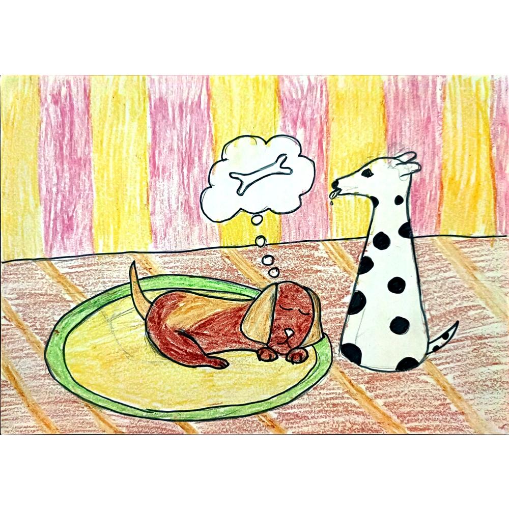 Sherbackova Dasha 29x21cm Orijinal Karikatür BOD02689