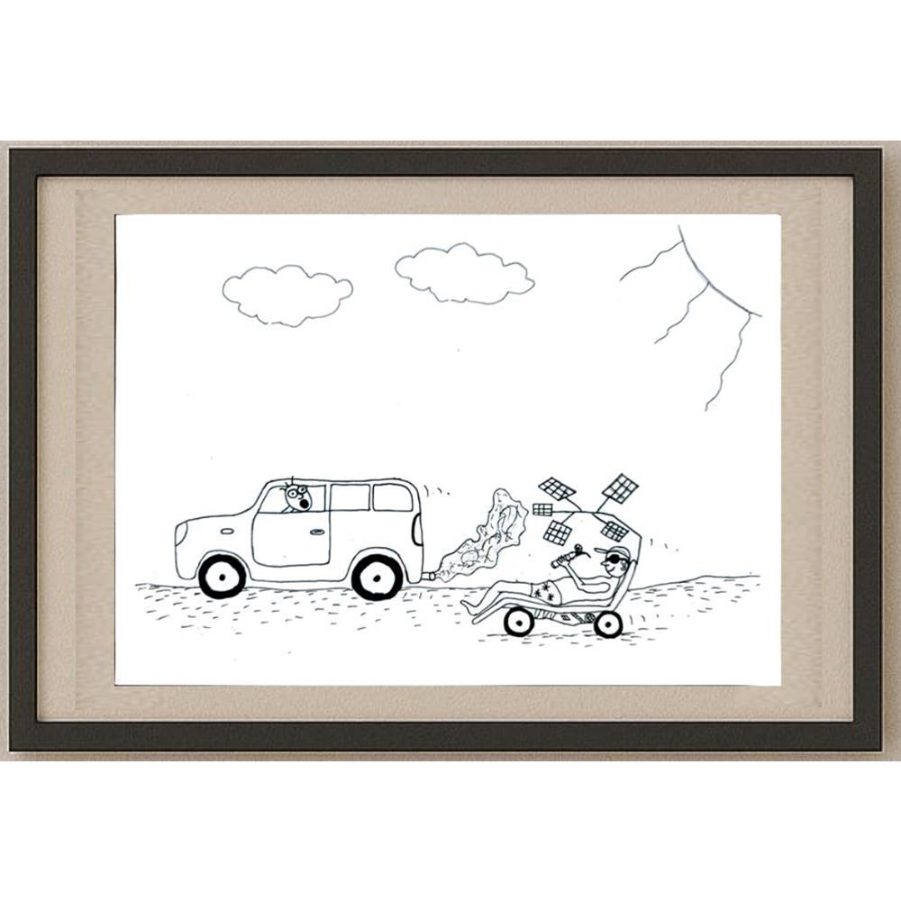 Andreychuk Andrey 29x21cm Orijinal Karikatür BOD02691