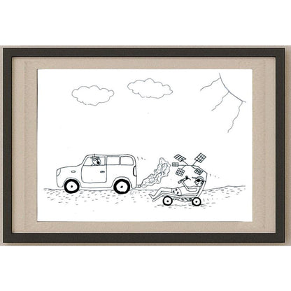 Andreychuk Andrey 29x21cm Orijinal Karikatür BOD02691