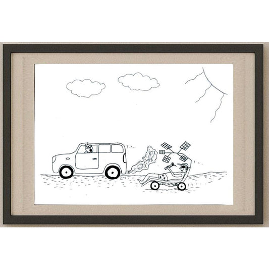 Andreychuk Andrey 29x21cm Orijinal Karikatür BOD02691