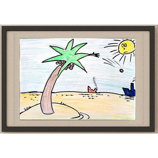 Papina Maria 29x21cm Orijinal Karikatür BOD02694