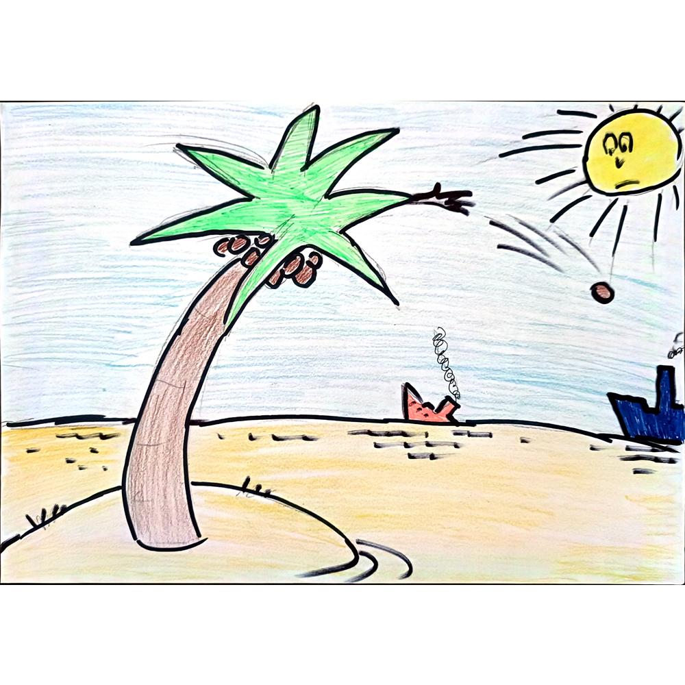 Papina Maria 29x21cm Orijinal Karikatür BOD02694