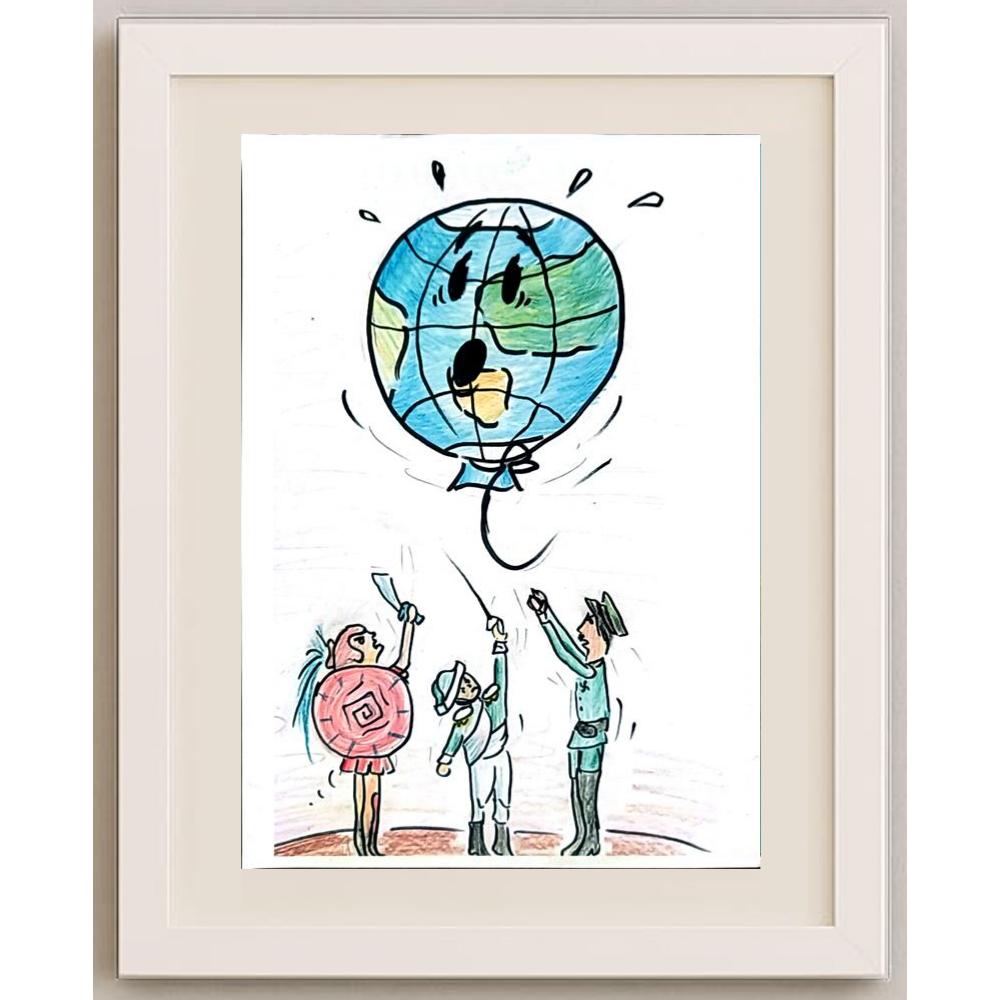 Repina Liza 29x21cm Orijinal Karikatür BOD02695