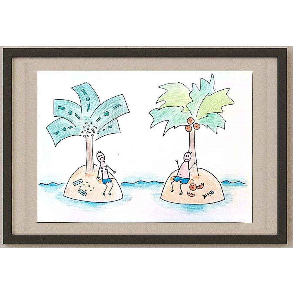 Samsonova Alena 29x21cm Orijinal Karikatür BOD02696