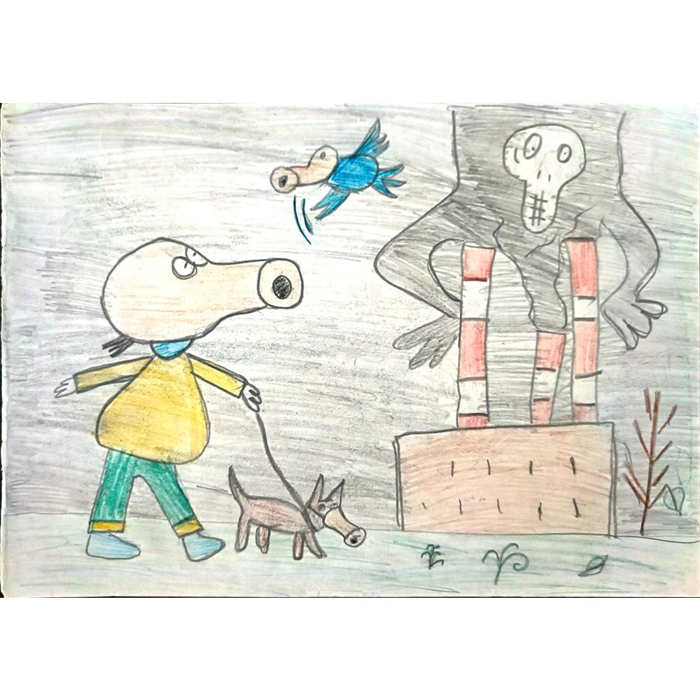 Ladnov Kolya 29x21cm Orijinal Karikatür BOD02703