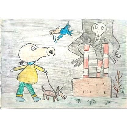 Ladnov Kolya 29x21cm Orijinal Karikatür BOD02703