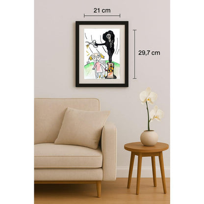 Zudov Danil 29x21cm Orijinal Karikatür BOD02705