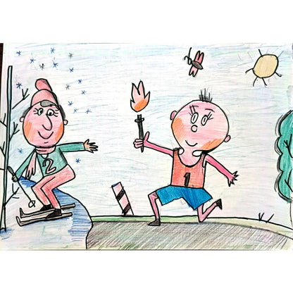 Milan Litovsky 29x21cm Orijinal Karikatür BOD02706