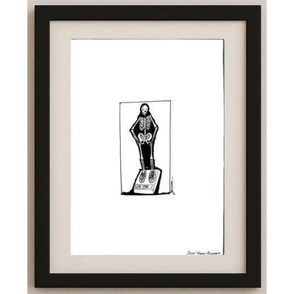 Jivko Tenev 29x21cm Orijinal Karikatür BOD02711