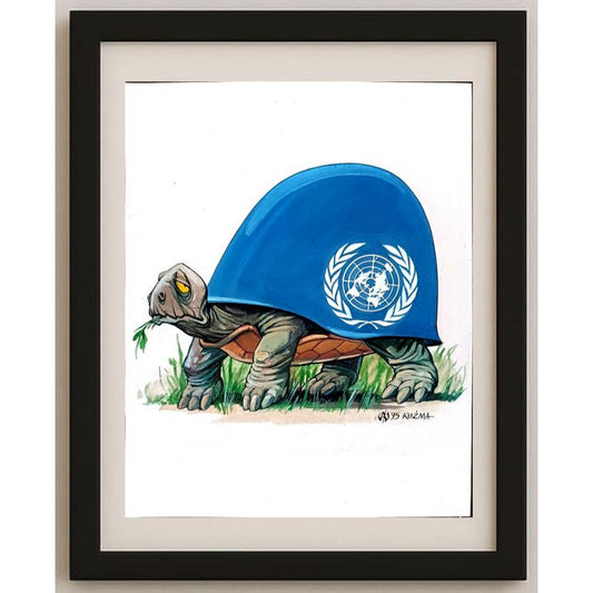 Miroskaw Kuzma 32x25cm Orijinal Karikatür BOD02713