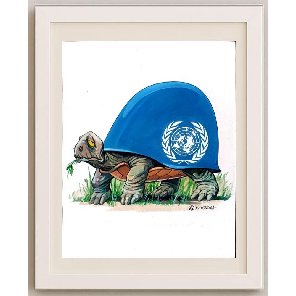 Miroskaw Kuzma 32x25cm Orijinal Karikatür BOD02713