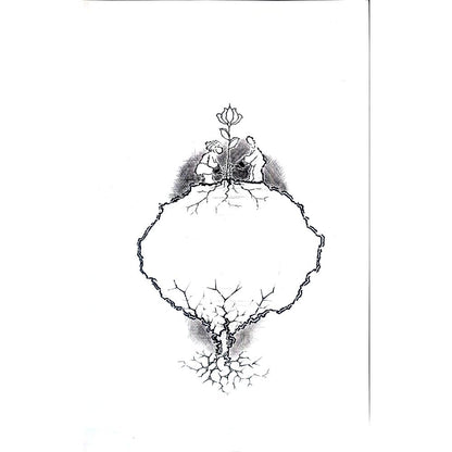 Unknown 32x22cm Orijinal Karikatür BOD02719
