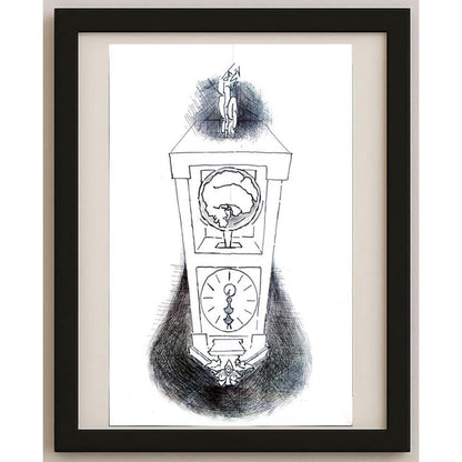 Unknown 32x22cm Orijinal Karikatür BOD02720