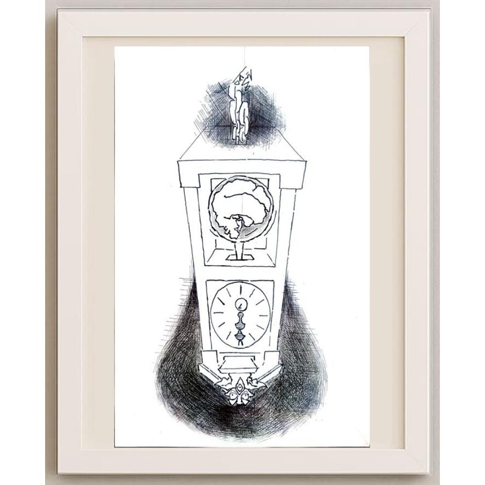 Unknown 32x22cm Orijinal Karikatür BOD02720