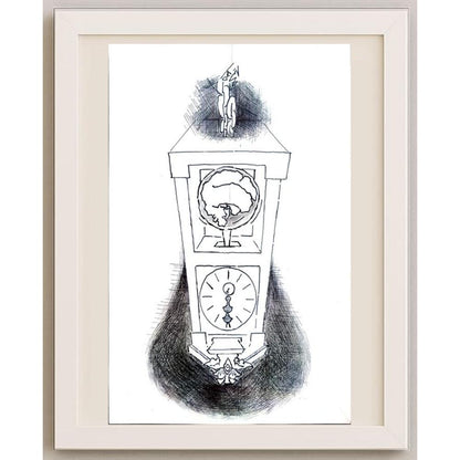 Unknown 32x22cm Orijinal Karikatür BOD02720