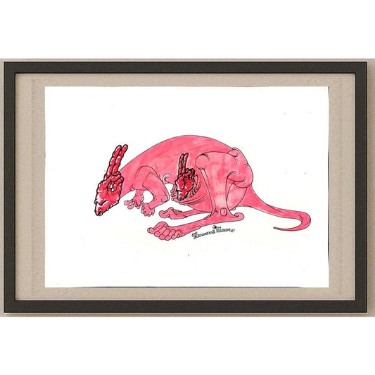 Goran Celicanin 32x21cm Orijinal Karikatür BOD02722