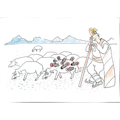 Ivailo Tsvetkov 29x21cm Orijinal Karikatür BOD02725