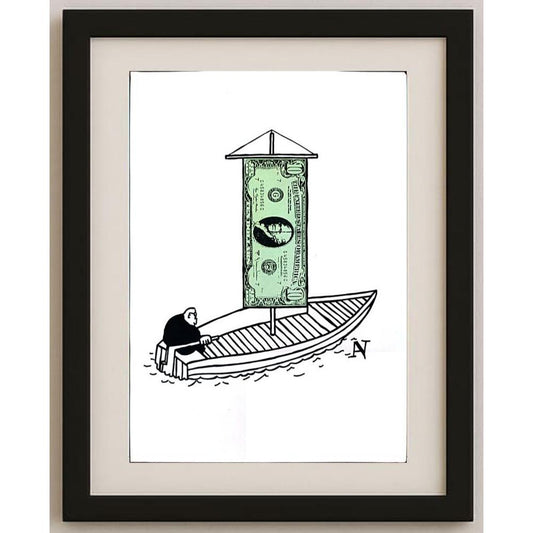 Andrey Sejan 29x21cm Orijinal Karikatür BOD02737