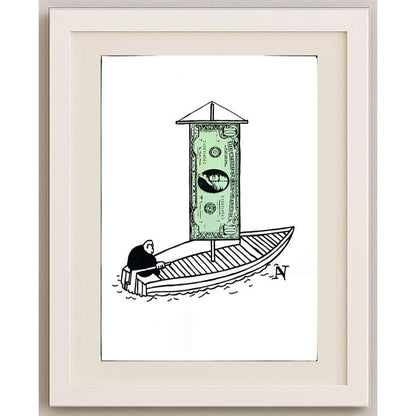Andrey Sejan 29x21cm Orijinal Karikatür BOD02737