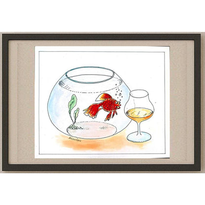 Frantisek Bojnican 25x21cm Orijinal Karikatür BOD02738