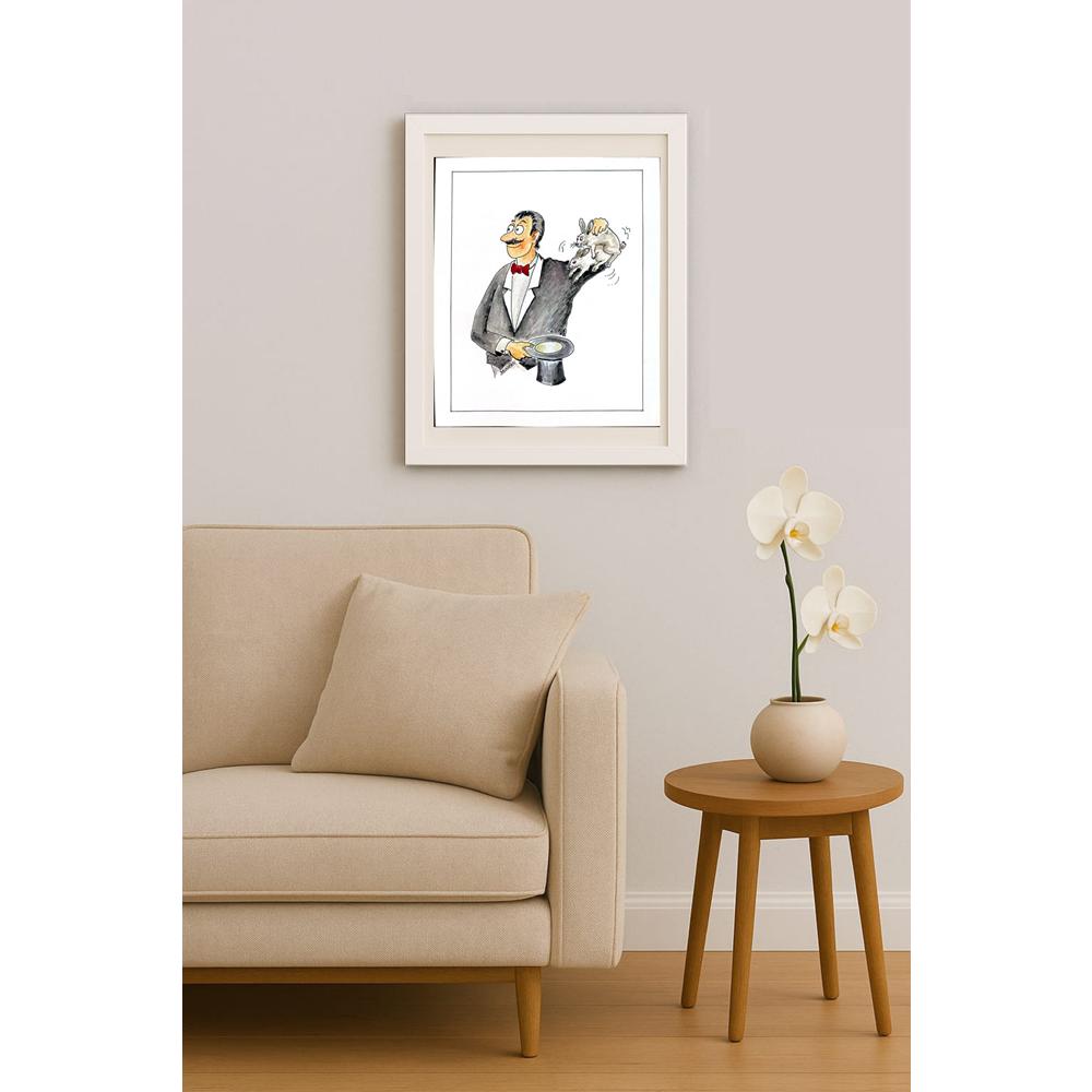 Frantisek Bojnican 23x19cm Orijinal Karikatür BOD02740