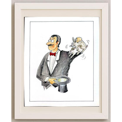 Frantisek Bojnican 23x19cm Orijinal Karikatür BOD02740