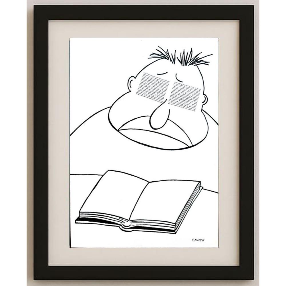 Peter Nieuwendijk 29x21cm Orijinal Karikatür BOD02748