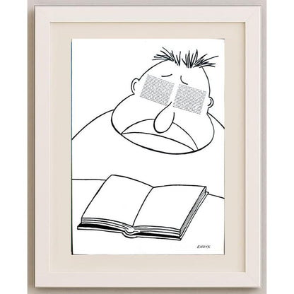 Peter Nieuwendijk 29x21cm Orijinal Karikatür BOD02748