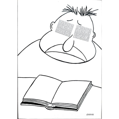 Peter Nieuwendijk 29x21cm Orijinal Karikatür BOD02748