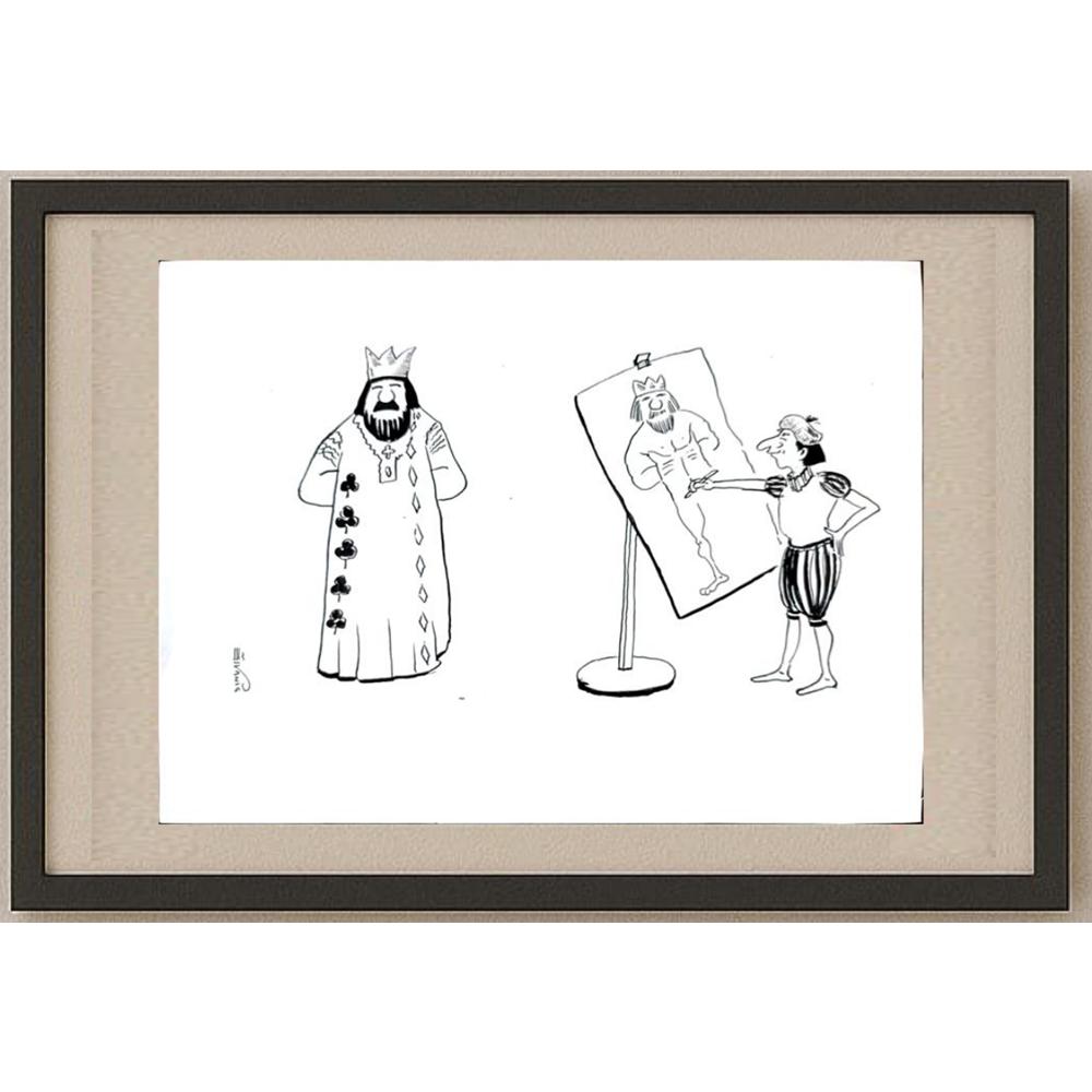 Zivanic Gostimir 32x21cm Orijinal Karikatür BOD02749