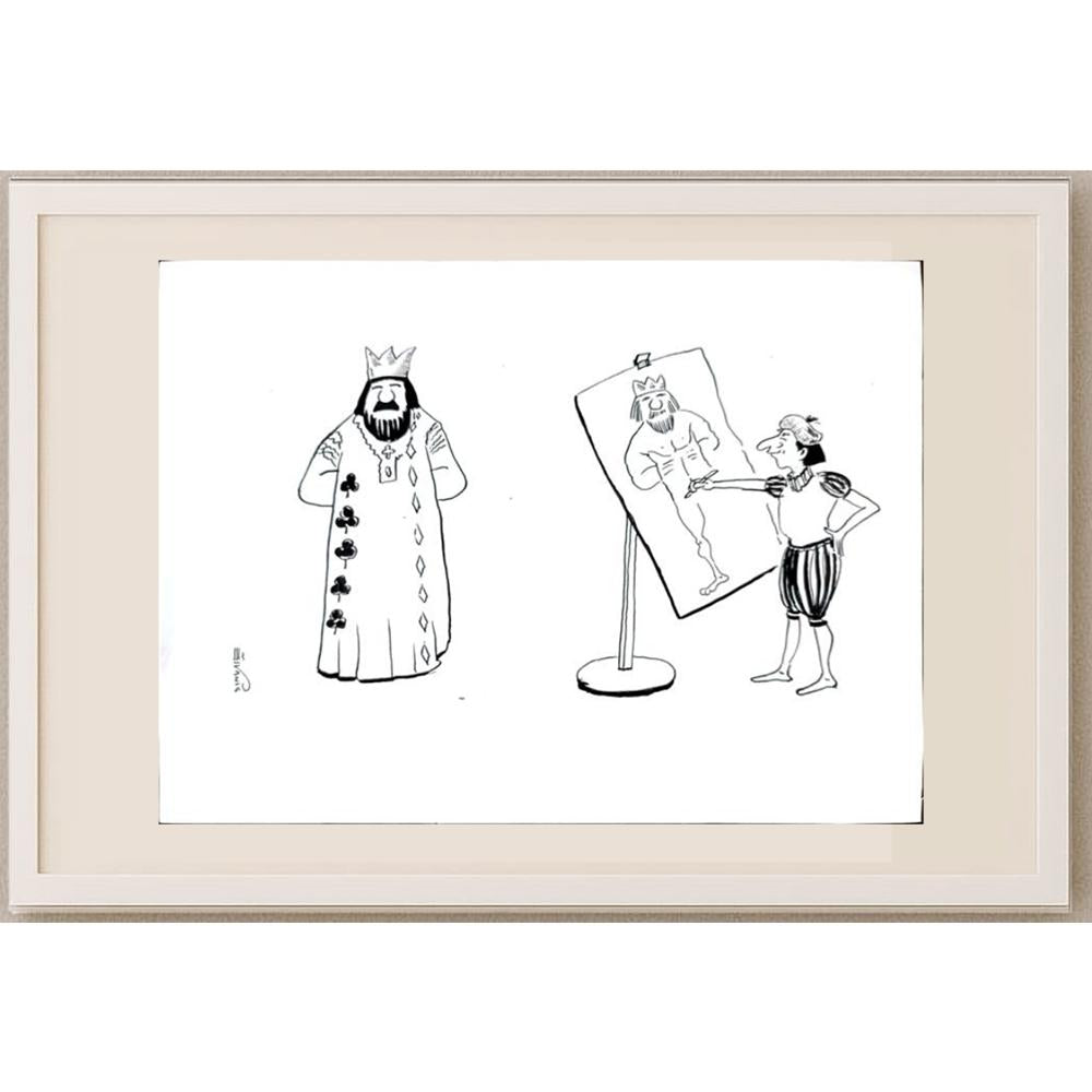 Zivanic Gostimir 32x21cm Orijinal Karikatür BOD02749