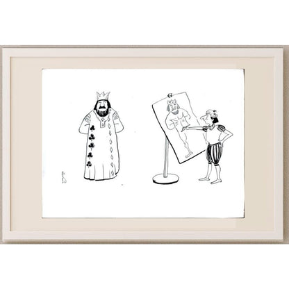 Zivanic Gostimir 32x21cm Orijinal Karikatür BOD02749