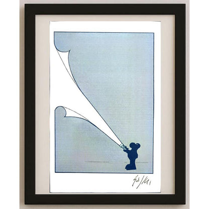 Sajini Ugo Alesssandro 29x21cm Orijinal Karikatür BOD02753