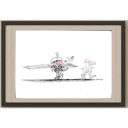 Steffen Jahsnowski 29x21cm Orijinal Karikatür BOD02754