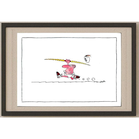 Steffen Jahsnowski 29x21cm Orijinal Karikatür BOD02755