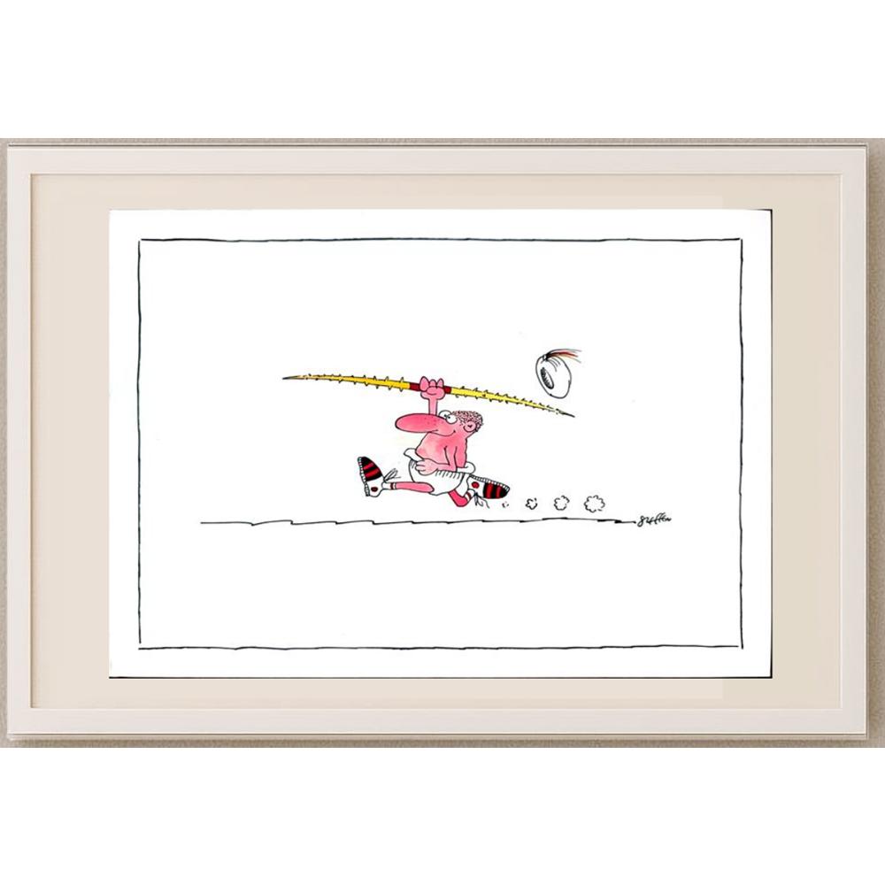 Steffen Jahsnowski 29x21cm Orijinal Karikatür BOD02755