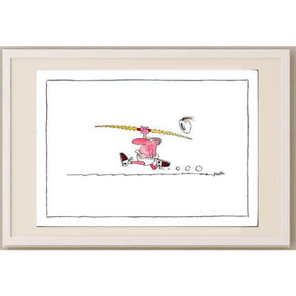 Steffen Jahsnowski 29x21cm Orijinal Karikatür BOD02755