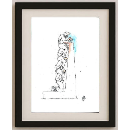 Unknown 25x21cm Orijinal Karikatür BOD02775