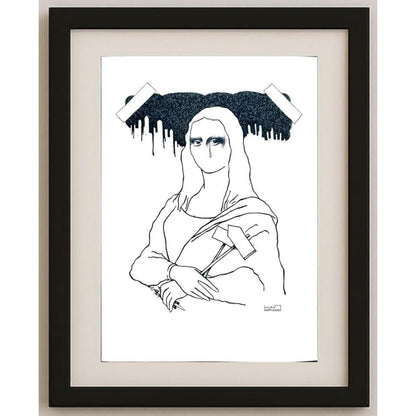 Hassan Karım Zadeh 29x21cm Orijinal Karikatür BOD02784