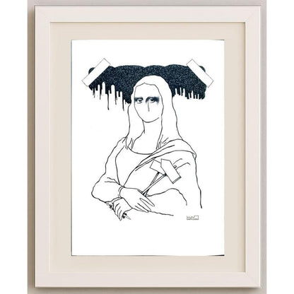 Hassan Karım Zadeh 29x21cm Orijinal Karikatür BOD02784