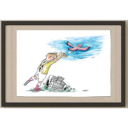 Oleg Goutsol 29x21cm Orijinal Karikatür BOD02791