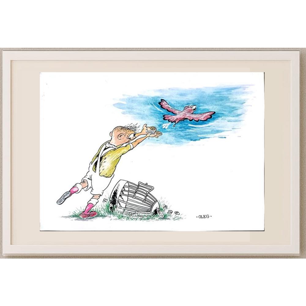 Oleg Goutsol 29x21cm Orijinal Karikatür BOD02791