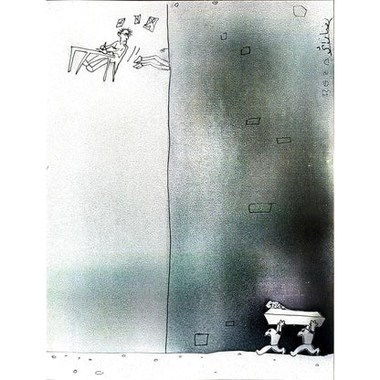 Reza Zaev Heidari 25x21cm Orijinal Karikatür BOD02792