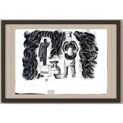 Amir Reza Kherdazed 29x21cm Orijinal Karikatür BOD02797