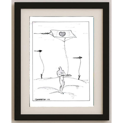 Mehrdad Zonnour 29x21cm Orijinal Karikatür BOD02800