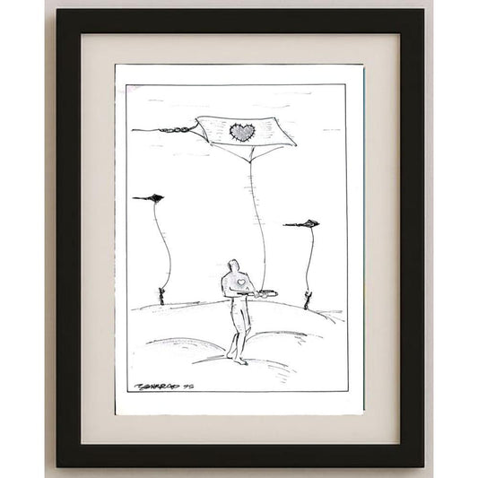 Mehrdad Zonnour 29x21cm Orijinal Karikatür BOD02800