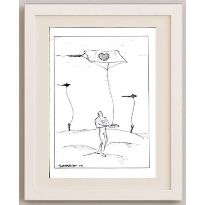 Mehrdad Zonnour 29x21cm Orijinal Karikatür BOD02800