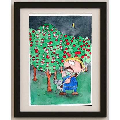 Bogdanov Victor 29x21cm Orijinal Karikatür BOD02806