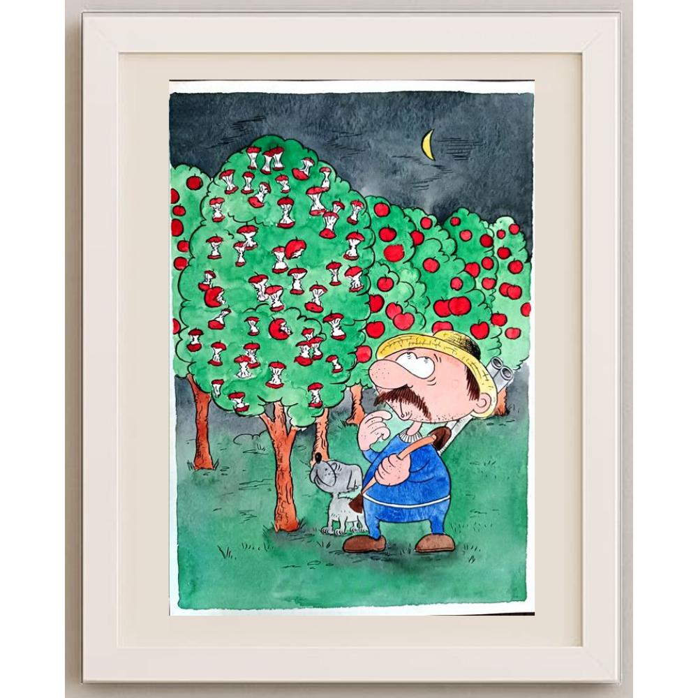 Bogdanov Victor 29x21cm Orijinal Karikatür BOD02806
