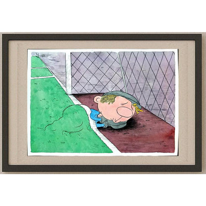 Bogdanov Victor 29x21cm Orijinal Karikatür BOD02808